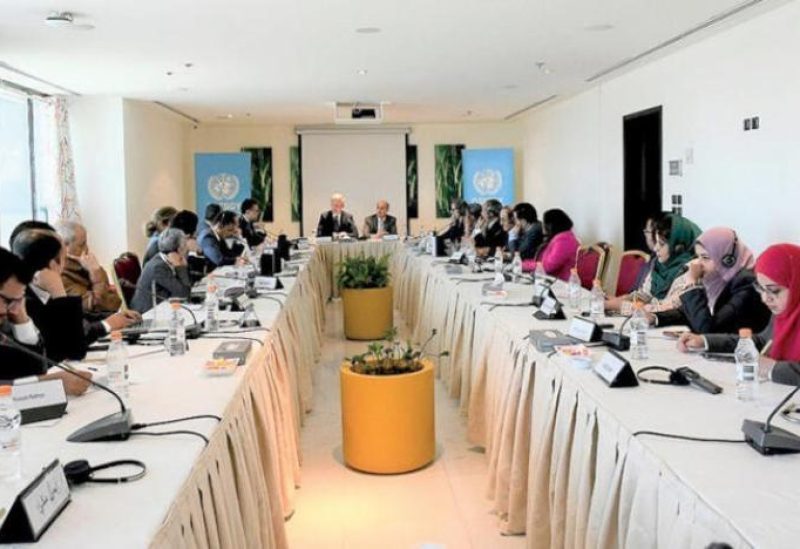 UN envoy Hans Grundberg during Yemeni talks in Amman (United Nations)