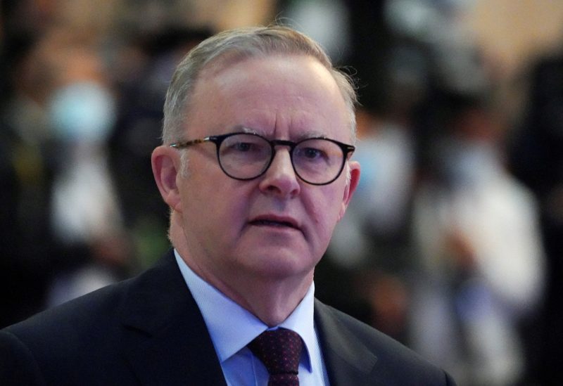Anthony Albanese, Australia's Prime Minister, attends the 2nd ASEAN Global Dialogue during the ASEAN summit held in Phnom Penh, Cambodia November 13, 2022. REUTERS/Cindy Liu