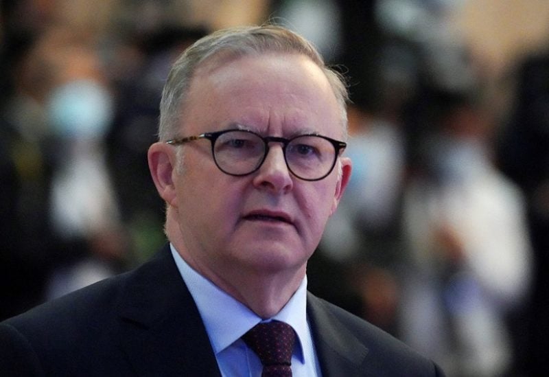 FILE PHOTO: Anthony Albanese, Australia's Prime Minister, attends the 2nd ASEAN Global Dialogue during the ASEAN summit held in Phnom Penh, Cambodia November 13, 2022. REUTERS/Cindy Liu/File Photo