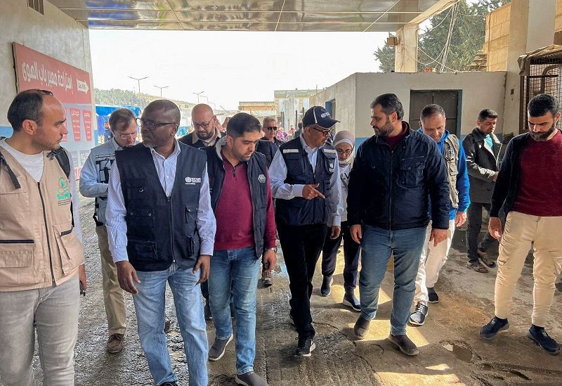 Director-General of the World Health Organization Tedros Adhanom Ghebreyesus arrives at a hospital, in the aftermath of the deadly earthquake, in Bab al-Hawa crossing at the Syrian-Turkish border, in Idlib governorate March 1, 2023. REUTERS/Khalil Ashawi