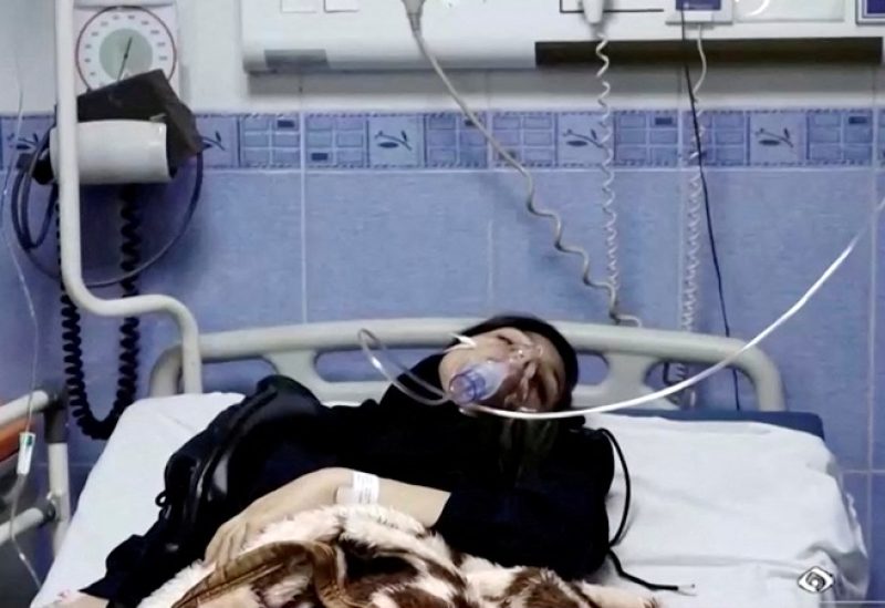 FILE PHOTO: A young woman lies in hospital after reports of poisoning at an unspecified location in Iran in this still image from video from March 2, 2023. WANA/Reuters TV via REUTERS ATTENTION EDITORS - THIS IMAGE HAS BEEN SUPPLIED BY A THIRD PARTY. IRAN OUT. NO COMMERCIAL OR EDITORIAL SALES IN IRAN. No use BBC Persian. No use VOA Persian. No use Manoto. No use Iran International./File Photo