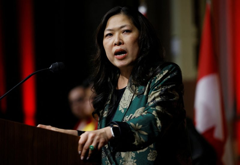 Canada's Minister of International Trade, Export Promotion, Small Business and Economic Development Mary Ng speaks at a Lunar New Year celebration in Ottawa, Ontario, Canada January 31, 2023. REUTERS/Blair Gable