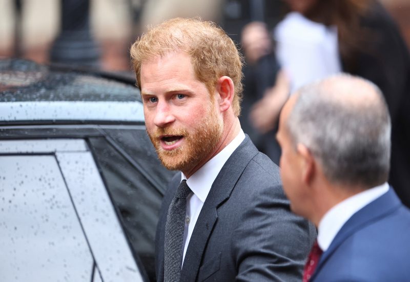 Britain's Prince Harry, Duke of Sussex, leaves the High Court in London, Britain March 28, 2023. REUTERS/Hannah McKay