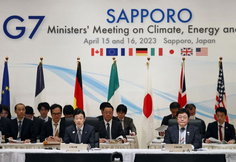 Meeting on Climate, Energy and Environment in Sapporo, Japan April 15, 2023 - REUTERS