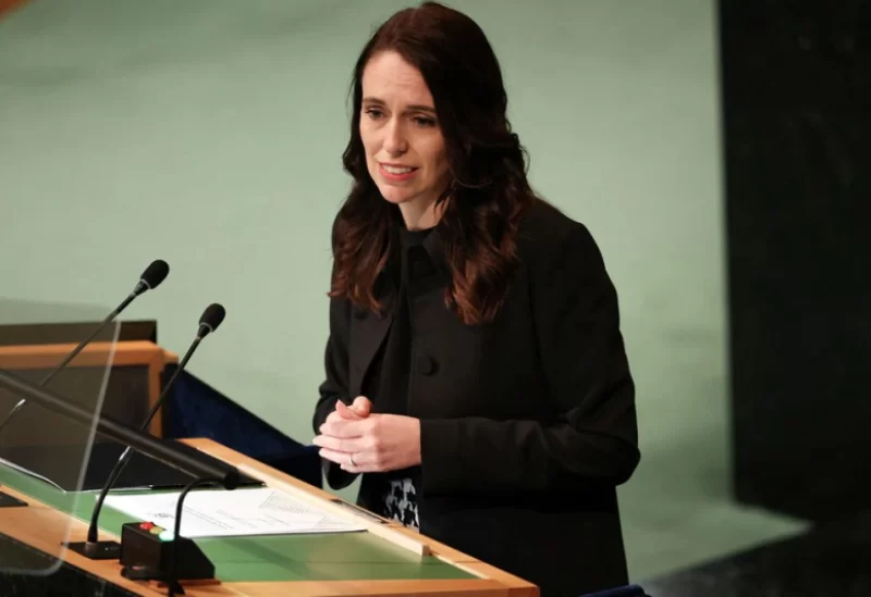 New Zealands' Prime Minister Jacinda Ardern addresses the 77th United Nations General Assembly at U.N. headquarters in New York City, New York, U.S., September 23, 2022. REUTERS