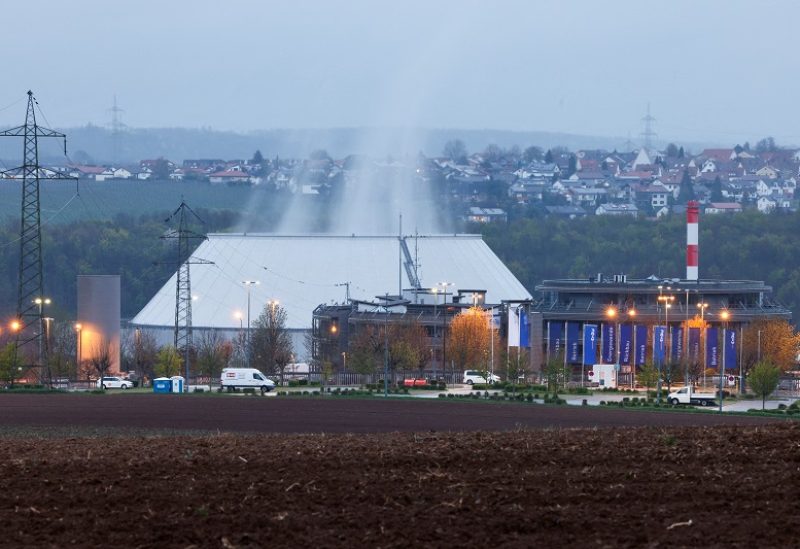 A general view shows the Neckarwestheim Nuclear Power Plant, as Germany shuts down its last nuclear power plants in Neckarwestheim, Germany, April 15, 2023. REUTERS/Heiko Becker