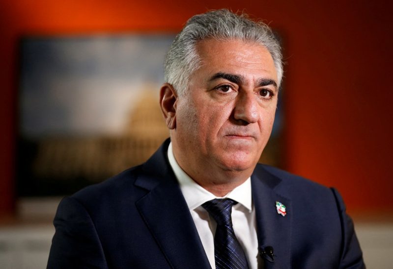 FILE PHOTO: Reza Pahlavi, the last heir apparent to the defunct throne of the Imperial State of Iran and the current head of the exiled House of Pahlavi speaks during an interview with Reuters in Washington, U.S., January 3, 2018. REUTERS/Joshua Roberts/File Photo