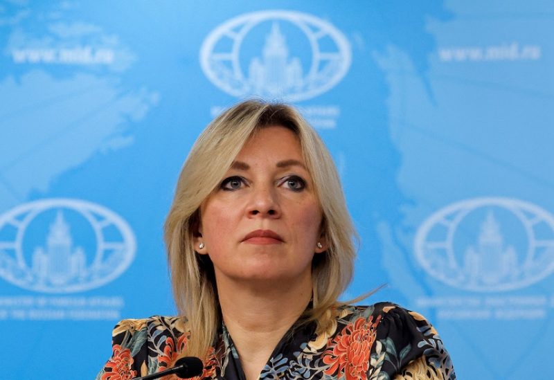 Russian Foreign Ministry spokeswoman Maria Zakharova attends a news conference in Moscow, Russia, April 4, 2023. REUTERS/Maxim Shemetov