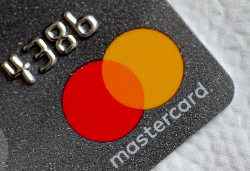 A Mastercard logo is seen on a credit card in this picture illustration August 30, 2017. REUTERS