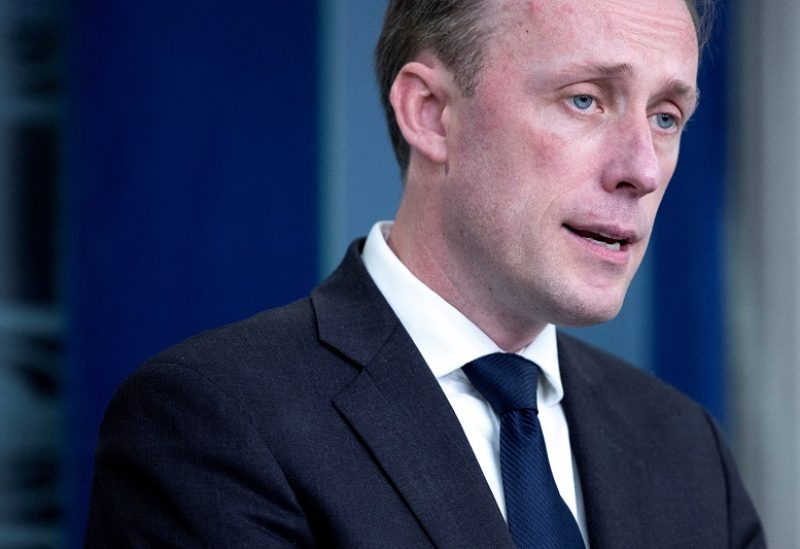 FILE PHOTO: White House National Security Advisor Jake Sullivan speaks during a daily press briefing at the White House in Washington, D.C., U.S., November 10, 2022. REUTERS/Tom Brenner/File Photo