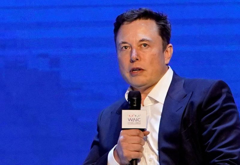 Tesla Inc CEO Elon Musk attends the World Artificial Intelligence Conference (WAIC) in Shanghai, China August 29, 2019. REUTERS