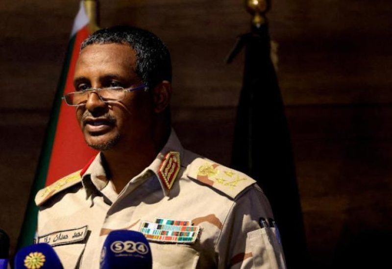 Commander of Sudan’s Rapid Support Forces (RSF) General Mohamed Hamdan “Hemedti” Daglo. (Reuters)