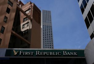 A sign marks a First Republic Bank branch in San Francisco, California, U.S. April 28, 2023. REUTERS/Loren Elliott