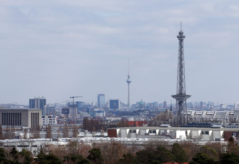 The Berlin skyline is seen, during the spread of coronavirus disease (COVID-19) in Berlin, Germany, April 1, 2020. REUTERS/Michele Tantussi