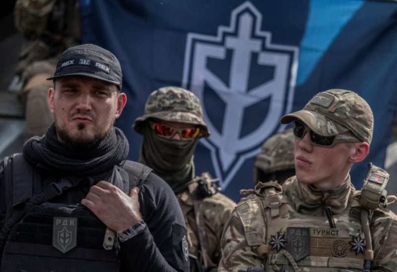 Russian Volunteer Corps (RVC) commander, Moscow-born Denis Kapustin, also known as Denis Nikitin or by the nom de guerre White Rex, is seen, amid Russia's attack on Ukraine, near the Russian border, in Ukraine May 24, 2023. REUTERS/Viacheslav Ratynskyi