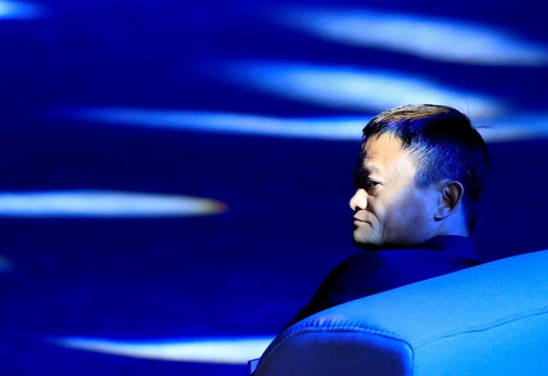 FILE PHOTO: Alibaba Group co-founder and executive chairman Jack Ma attends the World Artificial Intelligence Conference (WAIC) in Shanghai, China, September 17, 2018. Picture taken September 17, 2018. REUTERS/Aly Song/File Photo