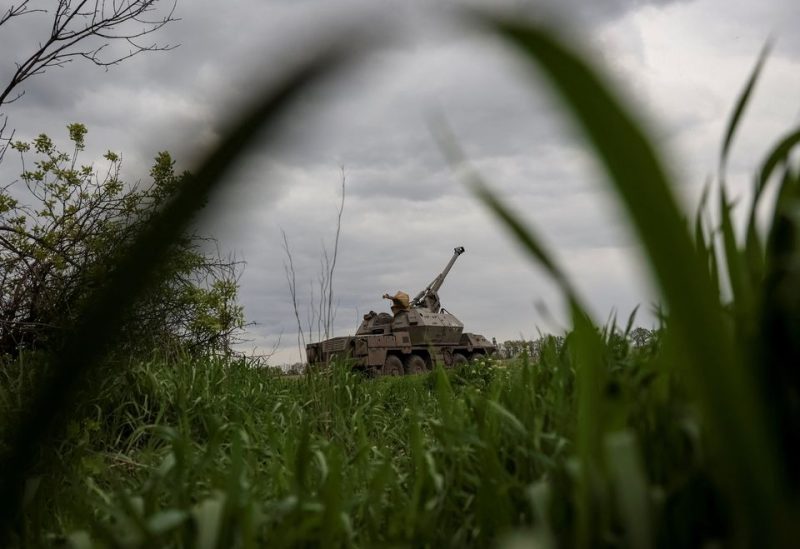 Ukrainian service members from a 110th Separate Mechanised Brigade of the Armed Forces of Ukraine, prepare fire a self-propelled howitzer "Dana", amid Russia's attack on Ukraine, near the town of Avdiivka in Donetsk region, Ukraine May 9, 2023. REUTERS