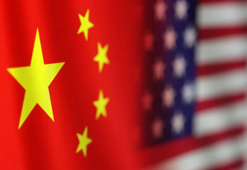U.S. and Chinese flags are seen in this illustration taken, January 30, 2023. REUTERS
