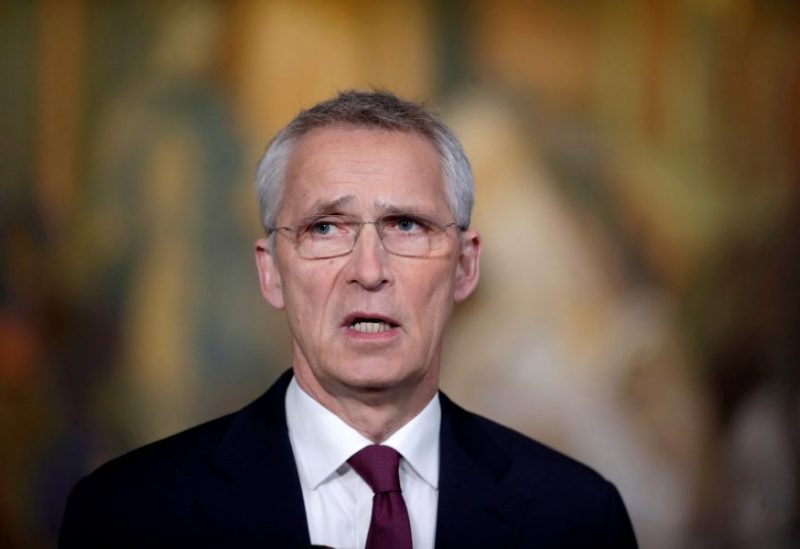 NATO Secretary General Jens Stoltenberg arrives at Oslo City Hall during NATO's informal meeting of foreign ministers in Oslo, Norway June 1, 2023. Hanna Johre/NTB/via REUTERS