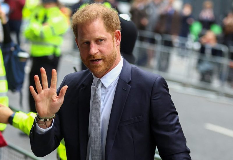 Britain's Prince Harry, Duke of Sussex walks outside the Rolls Building of the High Court in London, Britain June 7, 2023. REUTERS/Hannah McKay