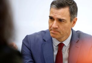Spanish Prime Minister Pedro Sanchez pictured at a meeting at Moncloa Palace in Madrid, Spain May 30, 2023. REUTERS/Juan Medina/File Photo