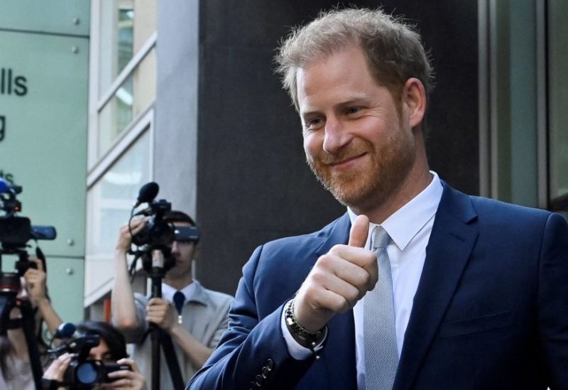 Britain's Prince Harry, Duke of Sussex, departs the Rolls Building of the High Court in London, Britain June 7, 2023. REUTERS/Toby Melville/File Photo