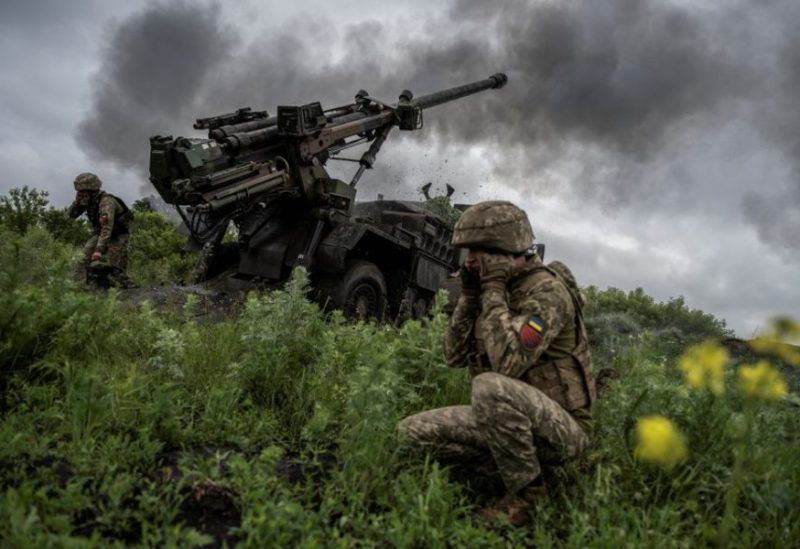 Ukrainian service members of the 55th Separate Artillery Brigade fire a Caesar self-propelled howitzer towards Russian troops, amid Russia's attack on Ukraine, near the town of Avdiivka in Donetsk region, Ukraine May 31, 2023. REUTERS