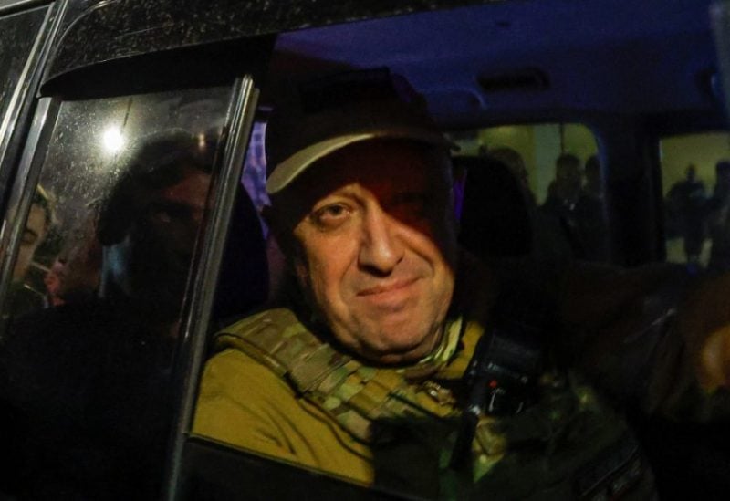 Late Wagner mercenary chief Yevgeny Prigozhin leaves the headquarters of the Southern Military District amid the group's pullout from the city of Rostov-on-Don, Russia, June 24, 2023. REUTERS/Alexander Ermochenko