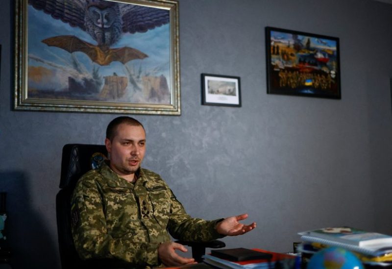 Major General Kyrylo Budanov, chief of the Military Intelligence of Ukraine, speaks during an interview with Reuters, amid Russia's attack on Ukraine, in Kyiv, Ukraine July 6, 2023. REUTERS/Valentyn Ogirenko