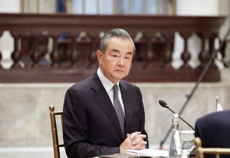 China's Director of the Office of the Central Foreign Affairs Commission Wang Yi attends during a trilateral meeting with Indonesian Foreign Minister Retno Marsudi and Russia's Foreign Minister Sergei Lavrov in Jakarta, Indonesia, July 12, 2023. REUTERS/Ajeng Dinar Ulfiana/File Photo