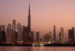 The Dubai skyline, including Burj Khalifa the world’s tallest building, in the United Arab Emirates, on June 20, 2022 - Karim SAHIB