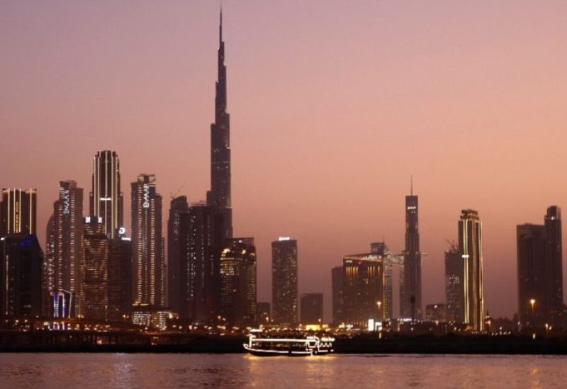 The Dubai skyline, including Burj Khalifa the world’s tallest building, in the United Arab Emirates, on June 20, 2022 - Karim SAHIB