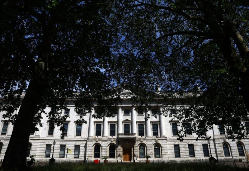 An exterior view of the proposed site for the new China Embassy, near to Tower Bridge in London, Britain, June 23, 2023. REUTERS/Hannah McKay/File Photo
