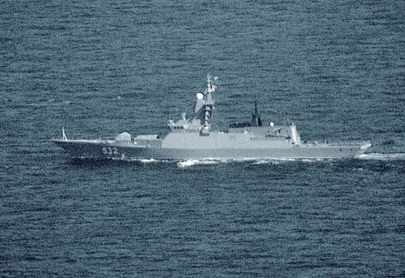 A handout image shows Russian corvette Boikiy at sea, on an undisclosed date. Britain's Royal Navy said in a statement on August 31 that its warships and patrol aircraft tracked a series of Russian vessels close to its waters in what it called "a concerted monitoring operation". Royal Navy/Handout via REUTERS