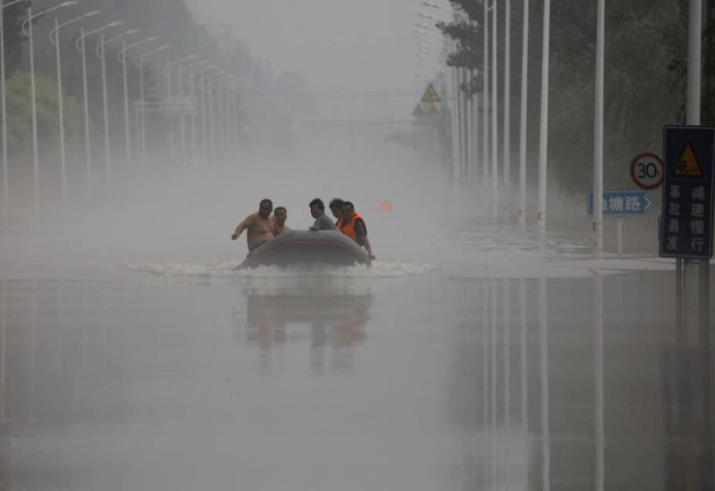 China's northeast inundated in Typhoon Doksuri's wake