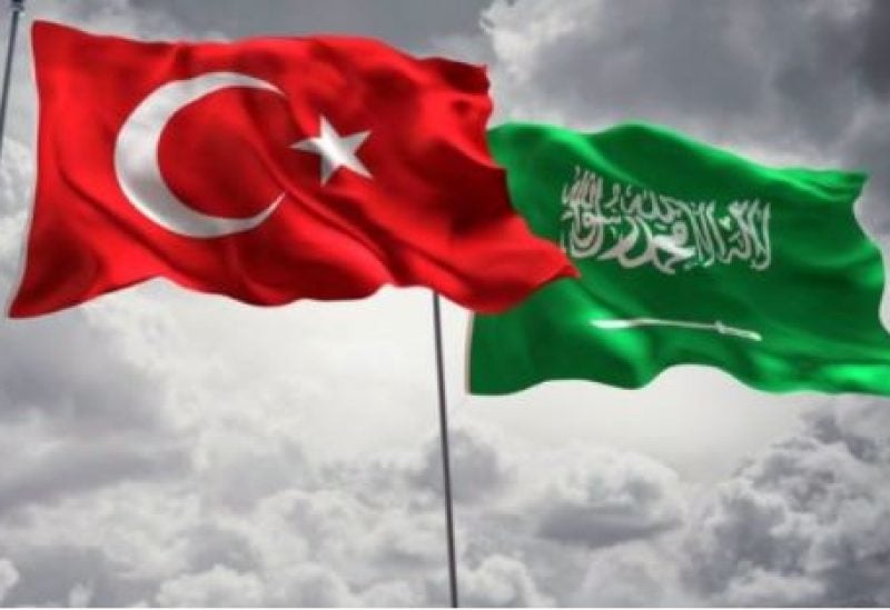 Saudi Arabian, Turkish flags