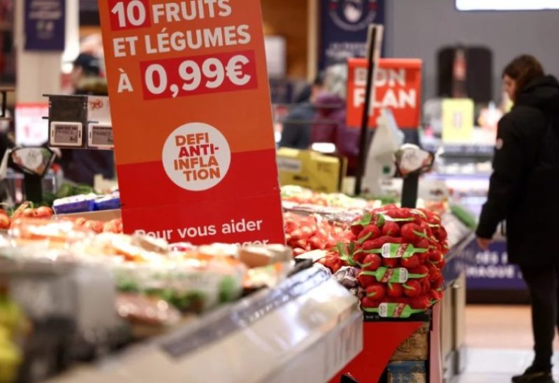 A Carrefour hypermarket in Villeneuve-la-Garenne, a suburb of Paris, France, photographed in March