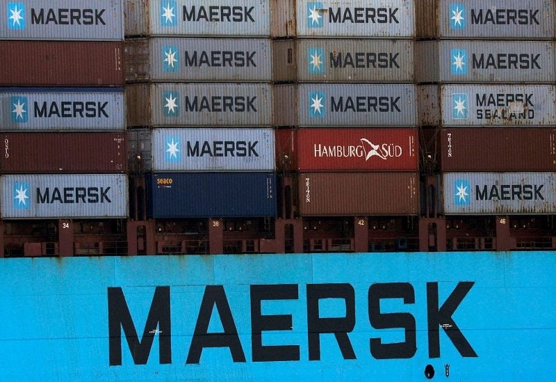 Shipping containers are transported on a Maersk Line vessel through the Suez Canal in Ismailia, Egypt July 7, 2021. Picture taken July 7, 2021. REUTERS/Amr Abdallah Dalsh/File Photo/File Photo