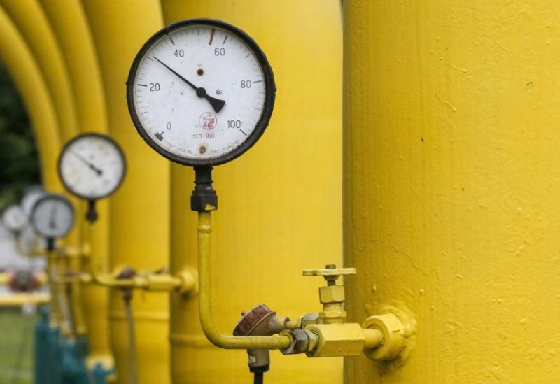 Pressure gauges, pipes and valves are pictured at an "Dashava" underground gas storage facility near Striy, Ukraine May 28, 2015. REUTERS