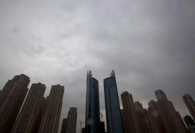 Rain clouds gather over the Marina area of Dubai. (File photo: Reuters)