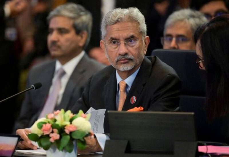 India's Foreign Minister Subrahmanyam Jaishankar looks on as he delivers his speech in the Association of Southeast Asian Nations (ASEAN) Post Ministerial Conference with India during the ASEAN Foreign Ministers' meeting in Jakarta, on July 13, 2023, where Myanmar's seat was left empty. BAY ISMOYO/Pool via REUTERS/File Photo