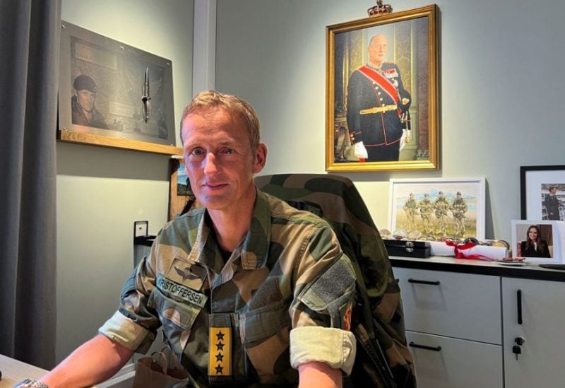 General Eirik Kristoffersen, head of Norway's Armed Forces, poses for a picture at his office in Oslo, Norway, September 26, 2022. REUTERS