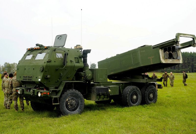 FILE PHOTO: A M142 High Mobility Artillery Rocket System (HIMARS) takes part in a military exercise near Liepaja, Latvia September 26, 2022. REUTERS/Ints Kalnins/File Photo