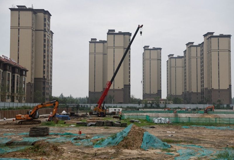 FILE PHOTO: A construction site of residential buildings by Chinese developer Country Garden is pictured in Tianjin, China August 18, 2023. REUTERS/Tingshu Wang/File Photo