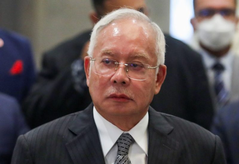 Former Malaysian Prime Minister Najib Razak attends a news conference at the Federal Court in Putrajaya, Malaysia August 16, 2022. REUTERS/Hasnoor Hussain