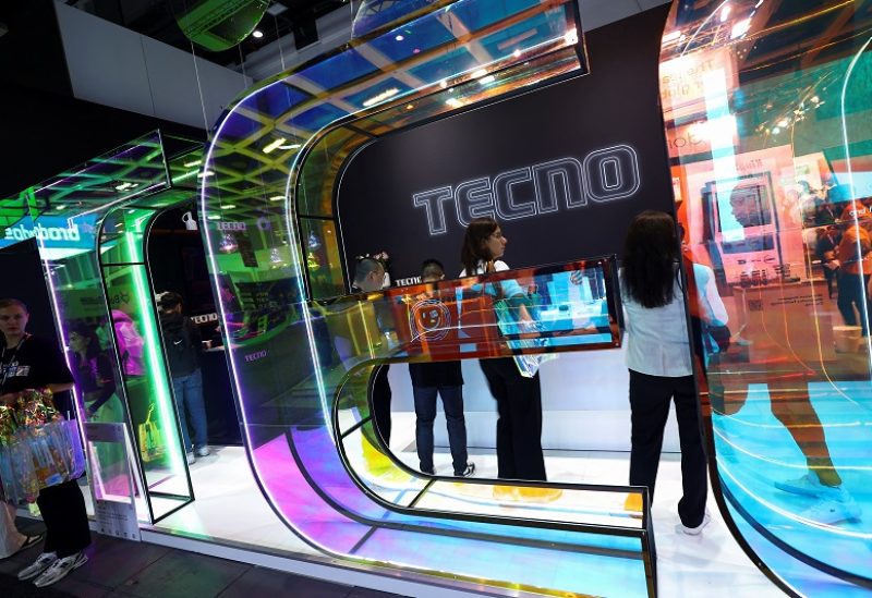 The logo of Tecno is pictured during the opening day of the international consumer technology fair IFA in Berlin, Germany September 1, 2023. REUTERS/Lisi Niesner