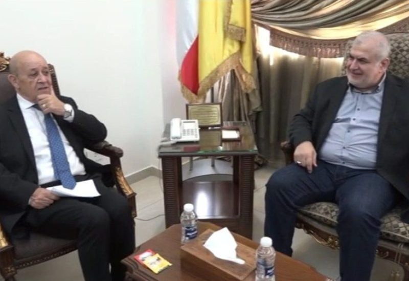 Mohamed Raad and Jean Yves Le Drian