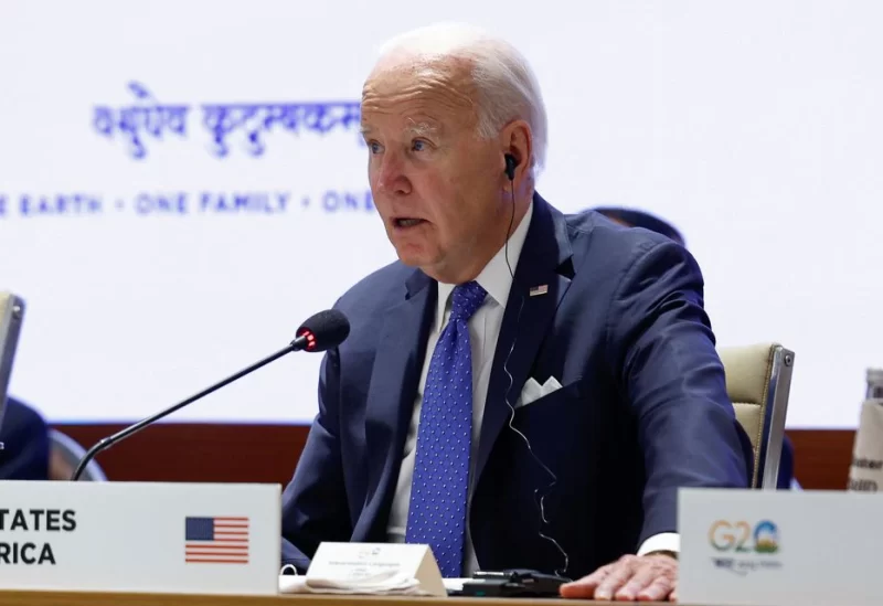 U.S. President Joe Biden attends Partnership for Global Infrastructure and Investment event on the day of the G20 summit in New Delhi, India, September 9, 2023. REUTERS