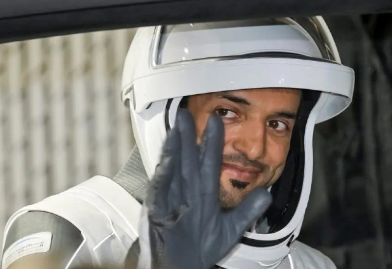 NASA's SpaceX Crew-6 mission astronaut Sultan Al-Neyadi, from the United Arab Emirates, waves as the crew departs for the launch pad before launch to the International Space Station from the Kennedy Space Center in Cape Canaveral, Florida, U.S., March 1, 2023. (File photo: Reuters)