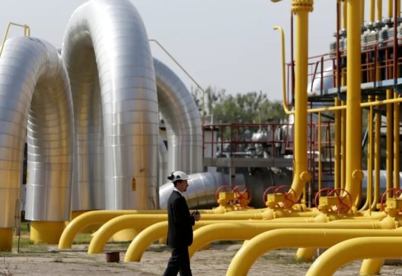 A security worker walks past pipelines at a gas compressor station on Slovakia-Ukraine border in Velke Kapusany September 2, 2014. Ukraine had begun test imports of gas from Slovakia in August via an upgraded pipeline, as the country tries to secure greater energy independence from Russia. (Reuters)